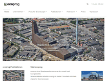 Tablet Screenshot of ecoprog.de